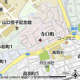 兵庫県神戸市灘区寺口町12-9周辺の地図