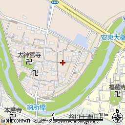 三重県津市納所町周辺の地図