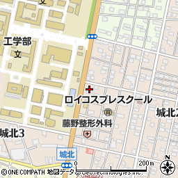 ルーテル浜松教会周辺の地図
