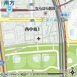 タイヘイ株式会社　大阪地区本部周辺の地図