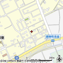 愛知県豊橋市西幸町古並14周辺の地図