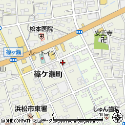 静岡県浜松市中央区篠ケ瀬町1187周辺の地図