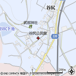 岡山県岡山市東区谷尻210周辺の地図