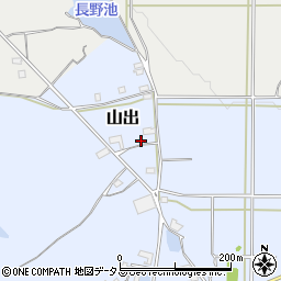 三重県伊賀市山出642周辺の地図