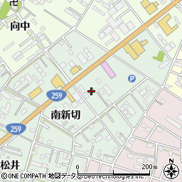 ファミリーマート豊橋松井町店周辺の地図