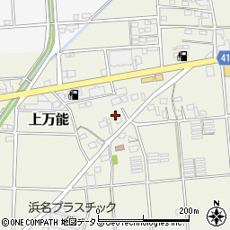 静岡県磐田市上万能152-6周辺の地図