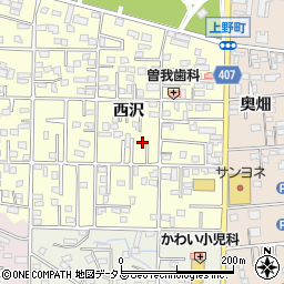 愛知県豊橋市高師町西沢88-2周辺の地図