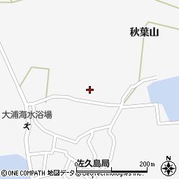 愛知県西尾市一色町佐久島入ケ浦26周辺の地図