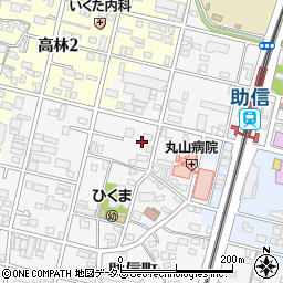 静岡県浜松市中央区助信町周辺の地図