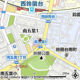 神戸トヨペット鈴蘭台店周辺の地図