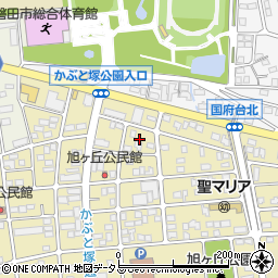 静岡県磐田市国府台65周辺の地図