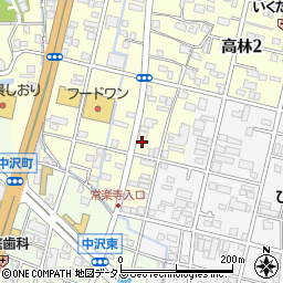 宅配クック・ワンツゥスリー　浜松中央店周辺の地図