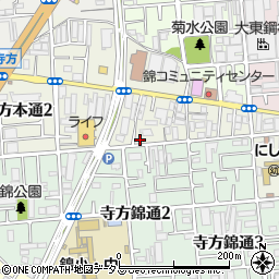 大阪府守口市寺方本通3丁目周辺の地図