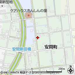 静岡県浜松市中央区安間町221周辺の地図