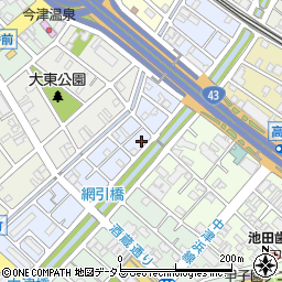 久寿川岡田マンション周辺の地図