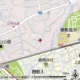 兵庫県神戸市東灘区御影山手2丁目11-30周辺の地図