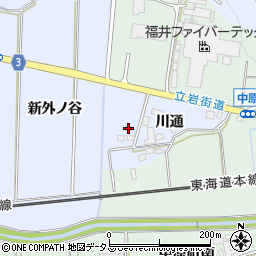 愛知県豊橋市雲谷町新外ノ谷130-1周辺の地図
