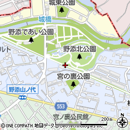 兵庫県播磨町（加古郡）上野添周辺の地図