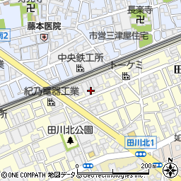 トーケミ　淀川第一工場周辺の地図
