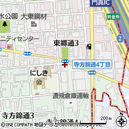 濃飛倉庫運輸株式会社守口営業所周辺の地図