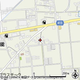 静岡県磐田市上万能5周辺の地図