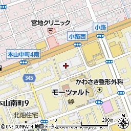 スタジオアミ神戸甲南店周辺の地図