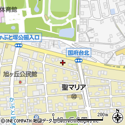 静岡県磐田市国府台51周辺の地図
