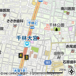 川端書店周辺の地図