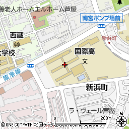 兵庫県立国際高等学校周辺の地図