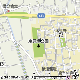 静岡県磐田市国府台628周辺の地図