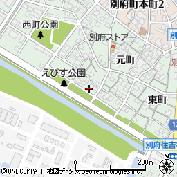 兵庫県加古川市別府町元町192周辺の地図