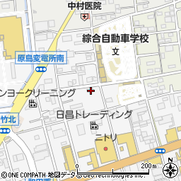 静岡県浜松市中央区和田町723周辺の地図