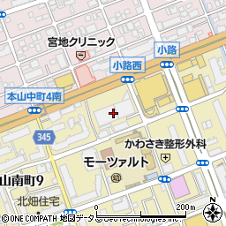 三井ホーム株式会社　神戸支店西宮営業所周辺の地図