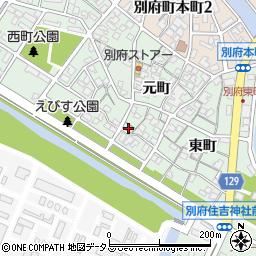 兵庫県加古川市別府町元町160周辺の地図