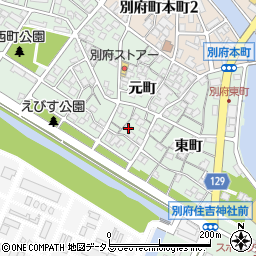 兵庫県加古川市別府町元町164周辺の地図