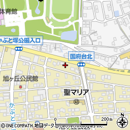 静岡県磐田市国府台51-11周辺の地図