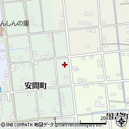 静岡県浜松市中央区安間町180周辺の地図