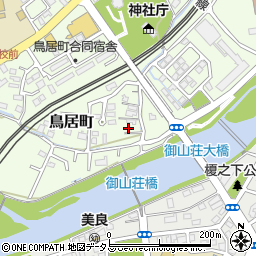 三重県津市鳥居町43周辺の地図