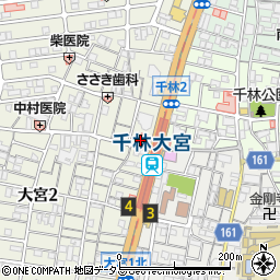 関西みらい銀行千林支店 ＡＴＭ周辺の地図