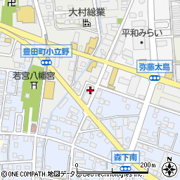 静岡県磐田市小立野3周辺の地図