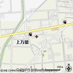 静岡県磐田市上万能139-4周辺の地図