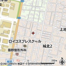 ヤマハ成蹊寮周辺の地図