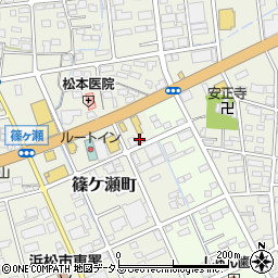 静岡県浜松市中央区篠ケ瀬町1184周辺の地図
