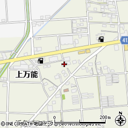 静岡県磐田市上万能152周辺の地図