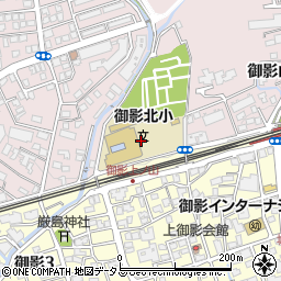 兵庫県神戸市東灘区御影山手1丁目12周辺の地図