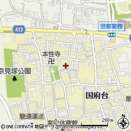 静岡県磐田市国府台437周辺の地図