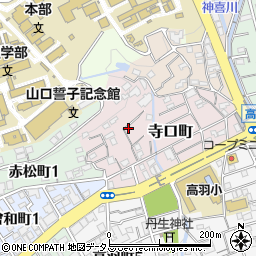 兵庫県神戸市灘区寺口町12周辺の地図