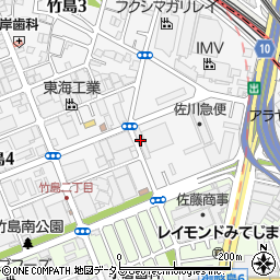 九州西濃運輸株式会社　関西ブロック周辺の地図