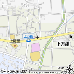 静岡県磐田市上万能435-2周辺の地図