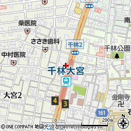 昭和大衆ホルモン 千林大宮店周辺の地図
